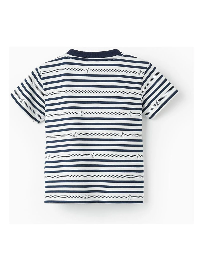 T shirt à manches courtes pour bébé garçon 'Storks' manches courtes ATLANTIC COMPANY Bleu