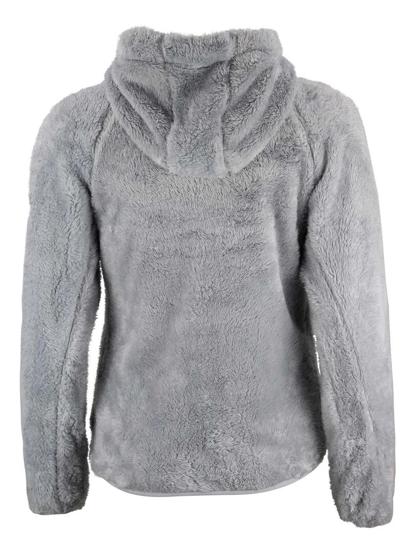 Blouson polaire à capuche femme ALANZO Gris