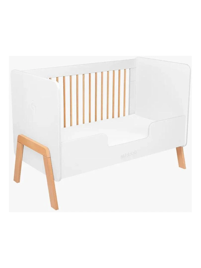 Lit d'enfant en bois évolutif "Krubb" de la naissance à  4 ans gris   Gris