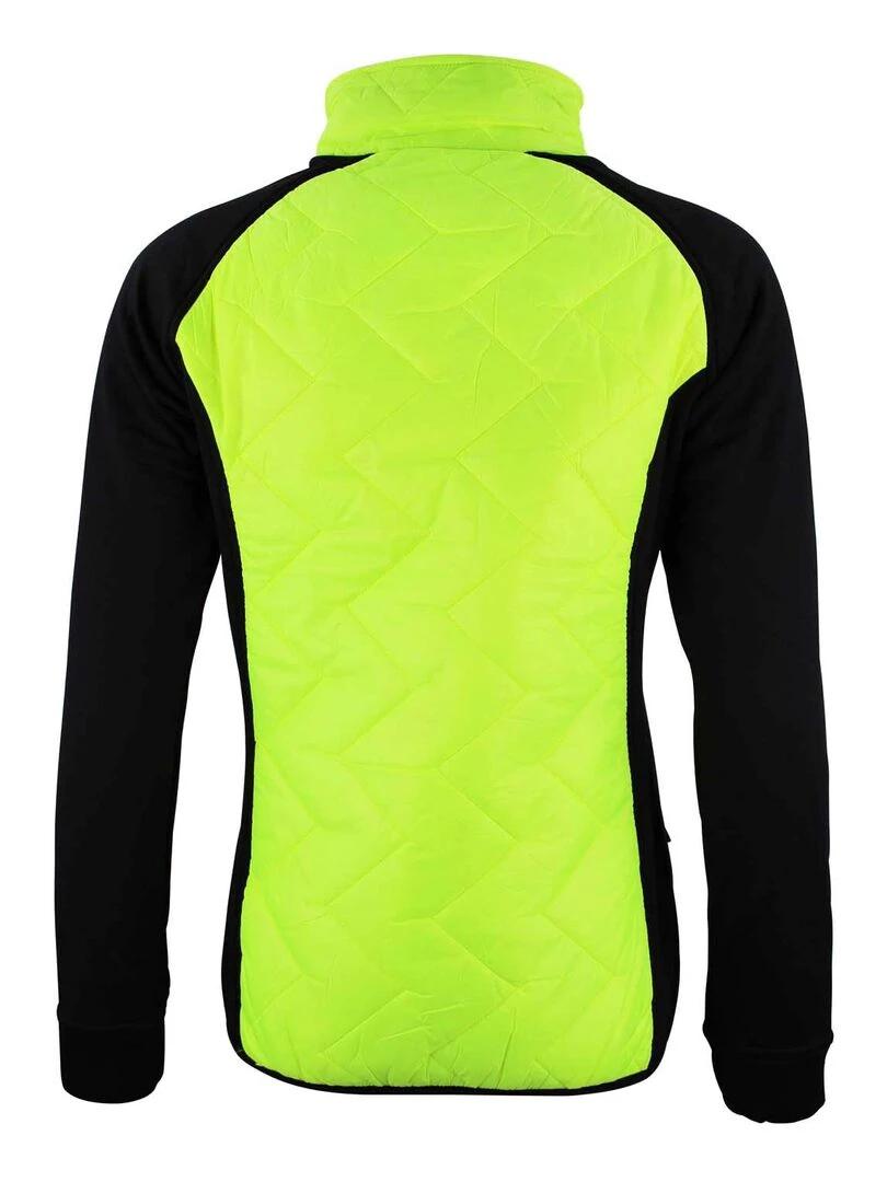 Blouson polarshell femme ACERBI Noir Jaune
