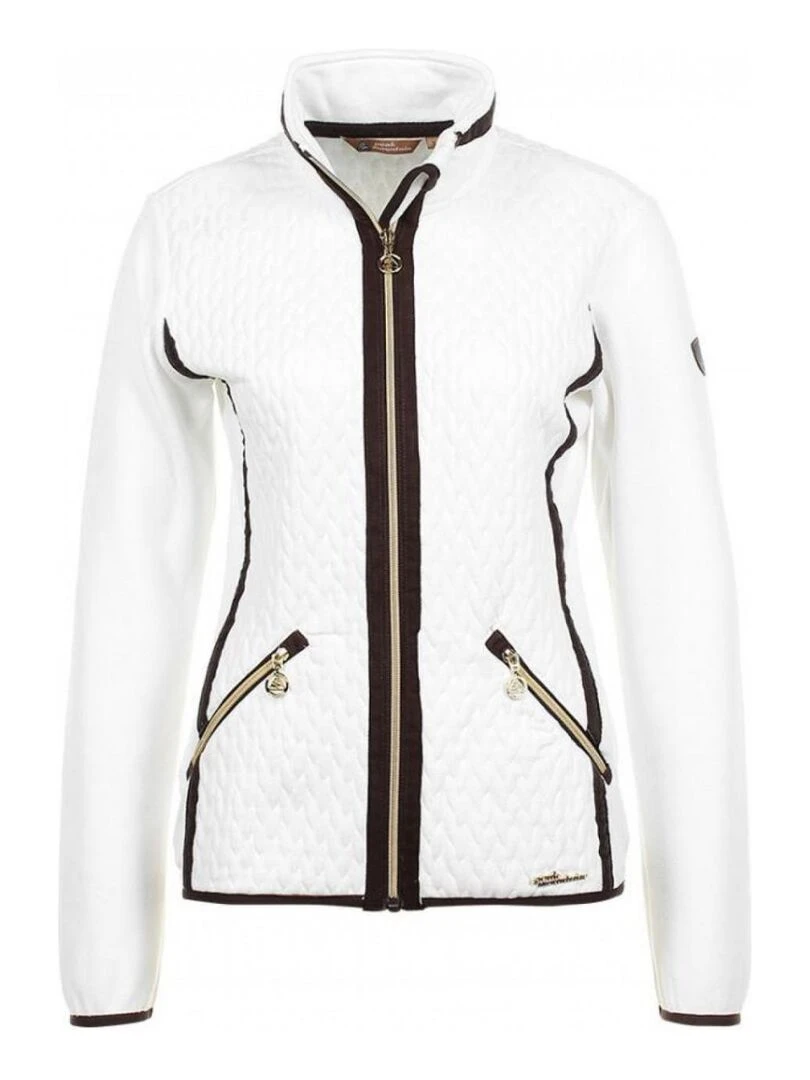 Blouson polaire femme ACLAUDIA Blanc