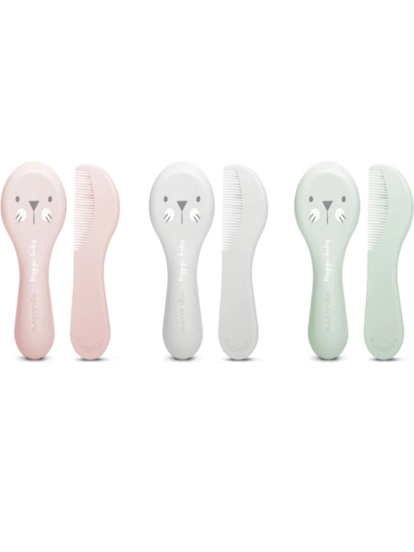 Peigne Et Brosse Hygge Baby Lapin Gris   Gris