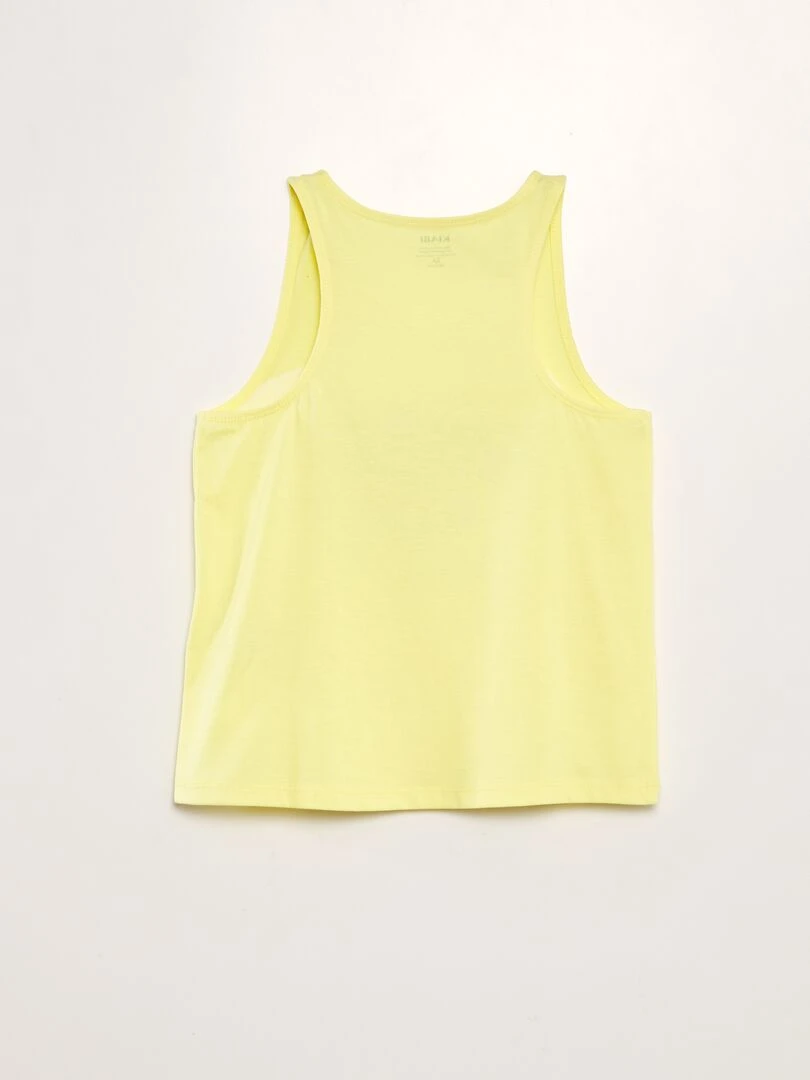 Débardeur à dos nageur animé   Jaune