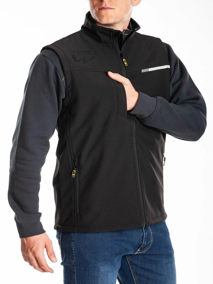 Gilet softshell sans manches TOMMY 'Rica Lewis' Noir