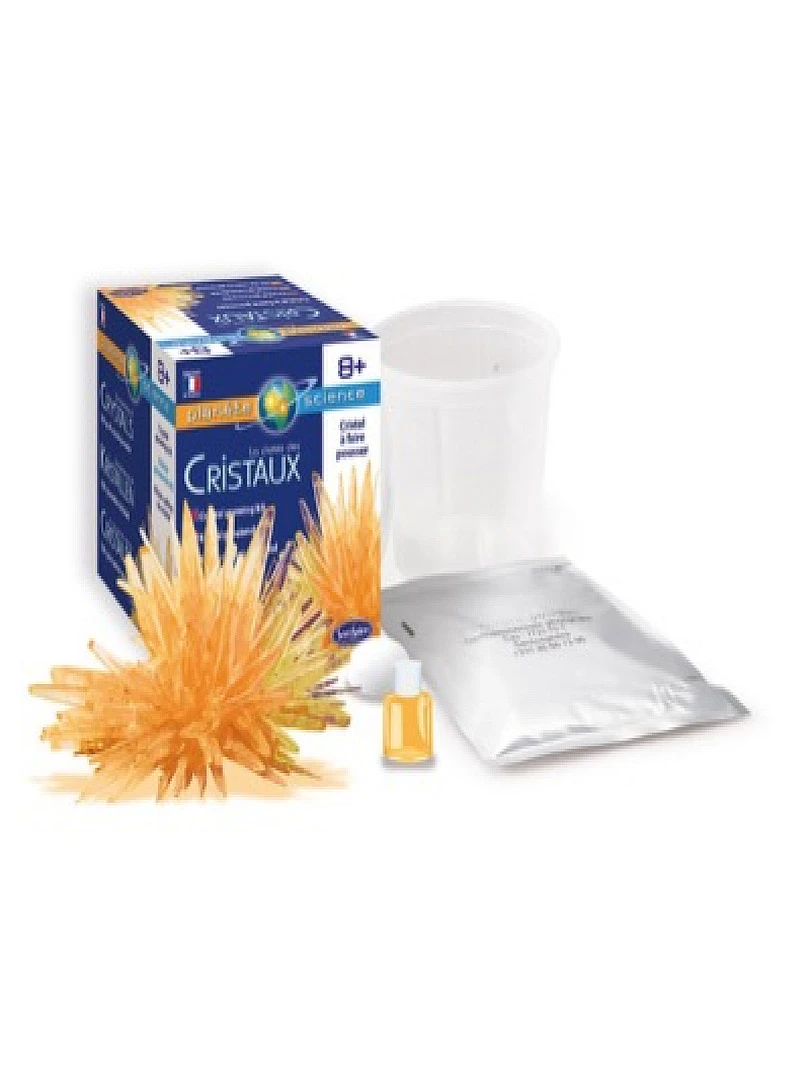 Cristal Jaune Individuel La Chimie Des Cristaux N/A