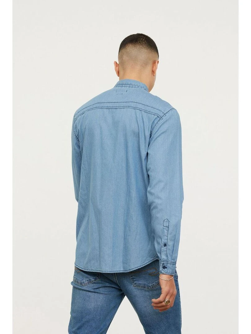 Lee Cooper   Chemise coton  DAKER   Bleu