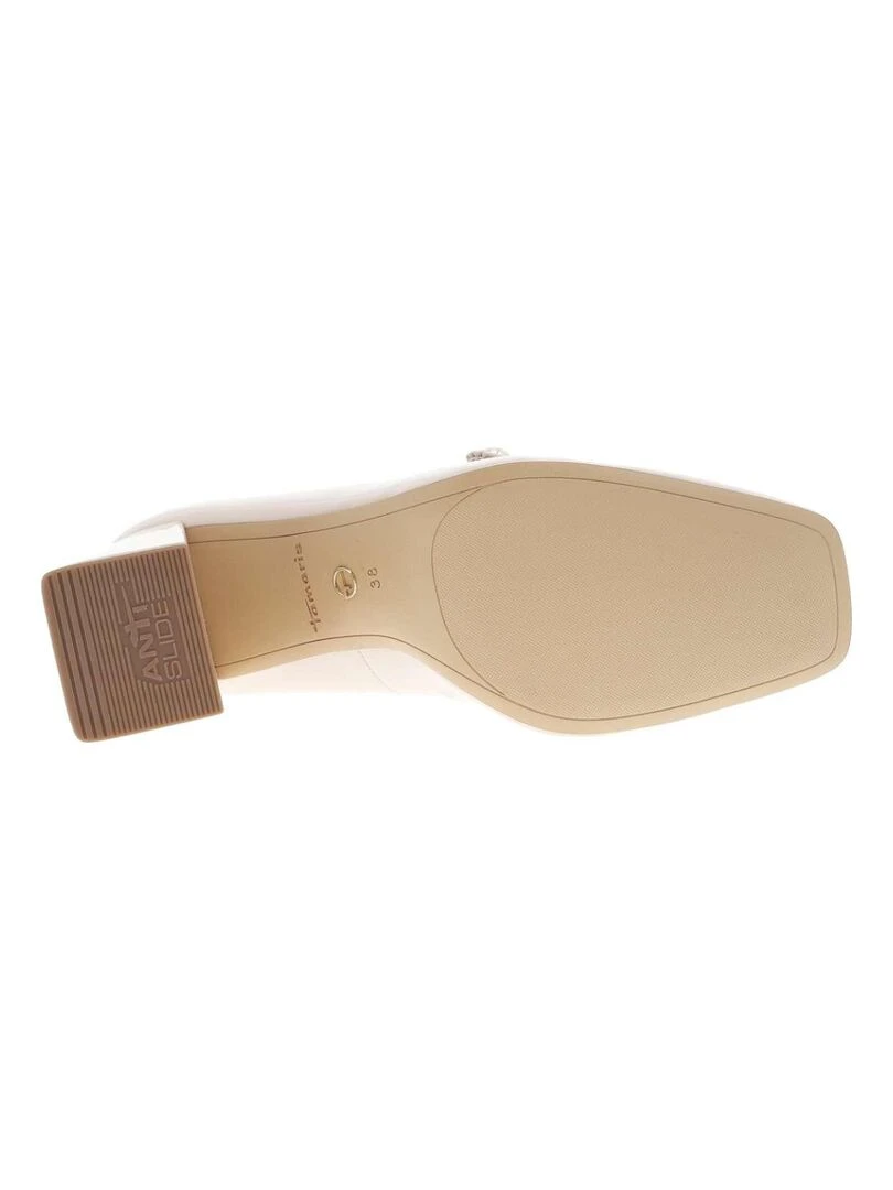 TAMARIS   Escarpins talon décroché haut   Beige