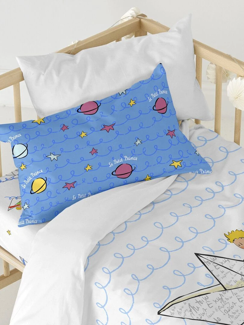 Parure housse de couette 2 pièces Navire "Happyfriday"   Blanc