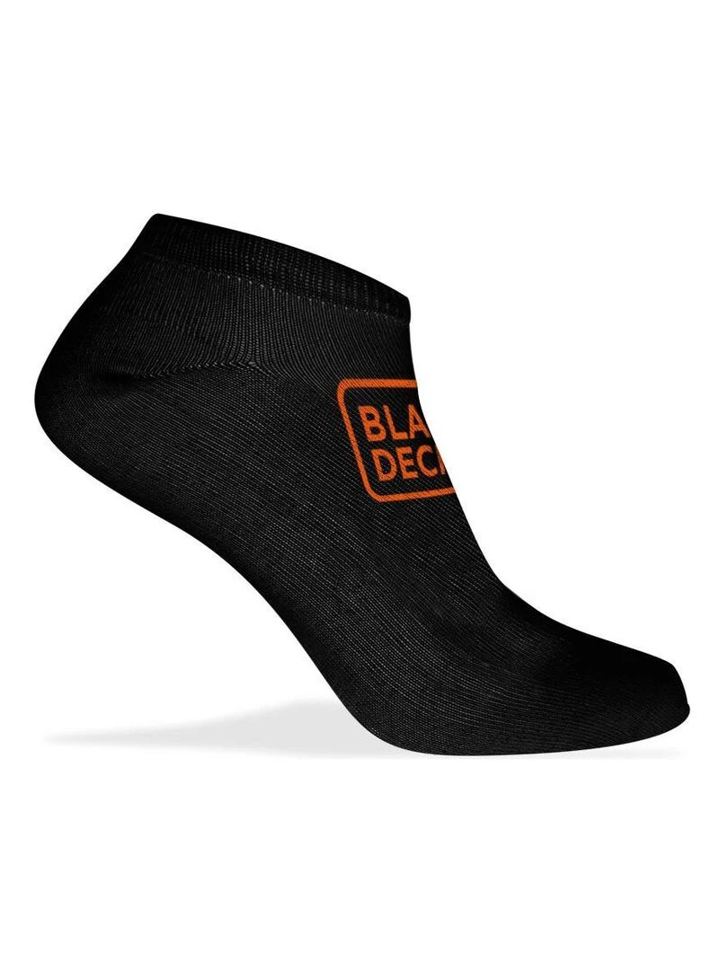 Lot de 9 paires de chaussettes Low Cut fines et respirantes Black & Decker Noir