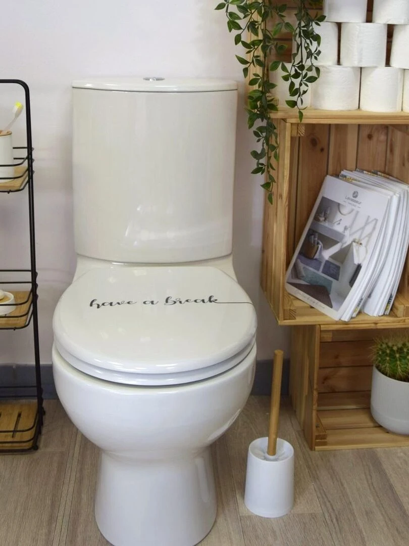Guy Levasseur Abattant WC Plastique Thermodur Blanc 44cm Blanc