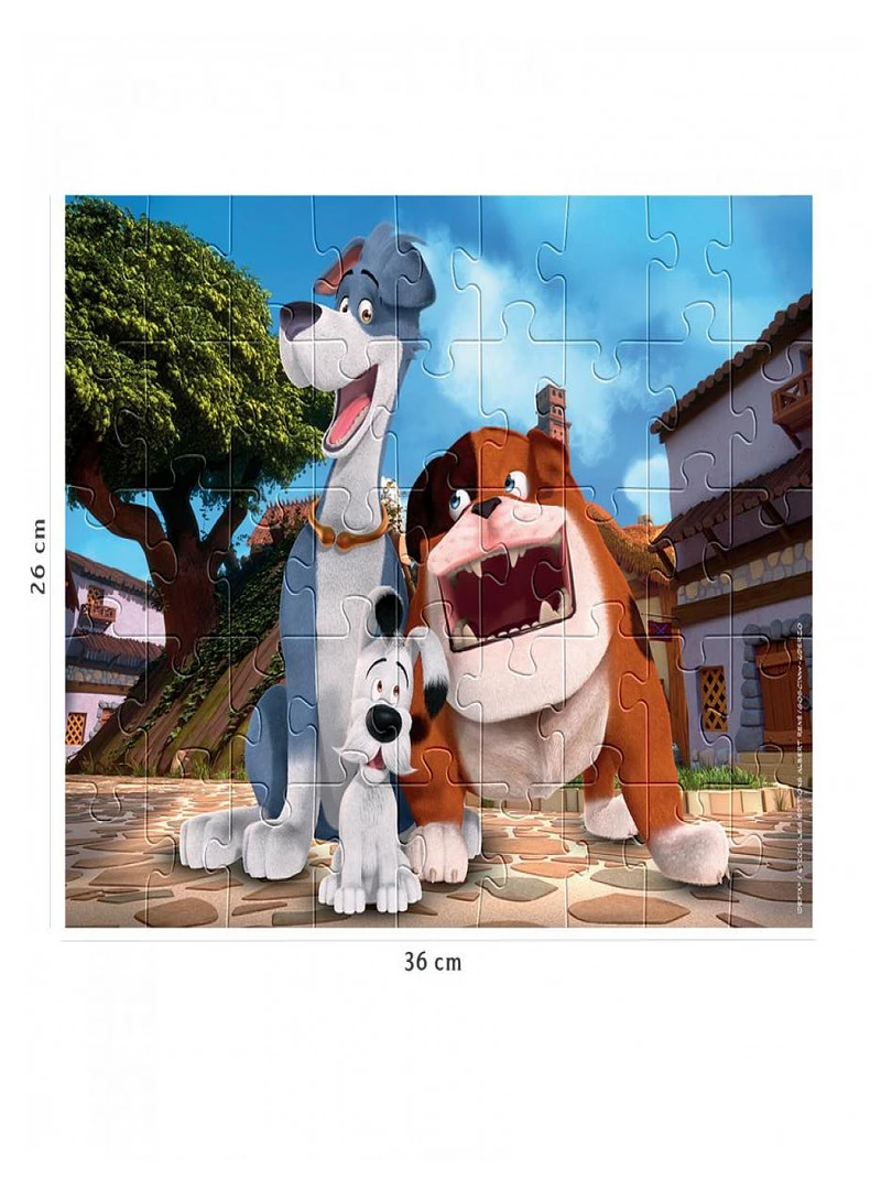 Puzzle 45 P Idefix Et Ses Amis Idefix Et Les Irreductibles   N/A