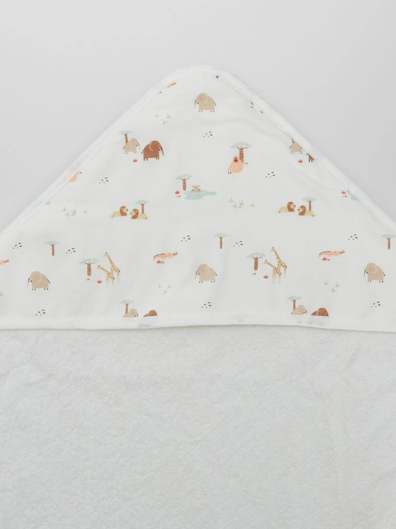 Cape de bain   Blanc