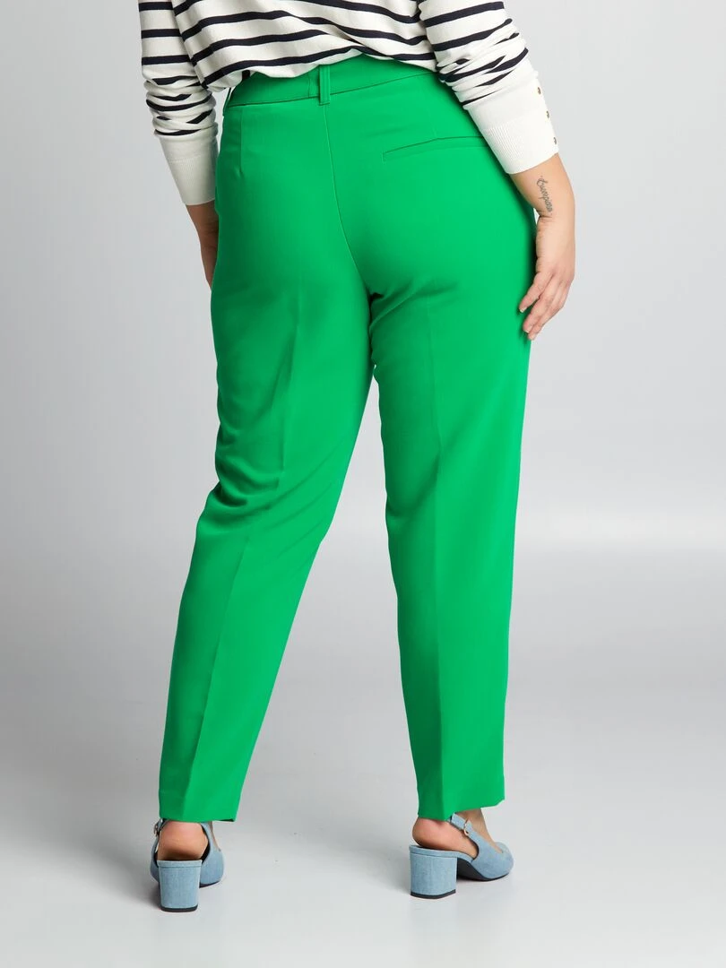 Pantalon carotte   Vert