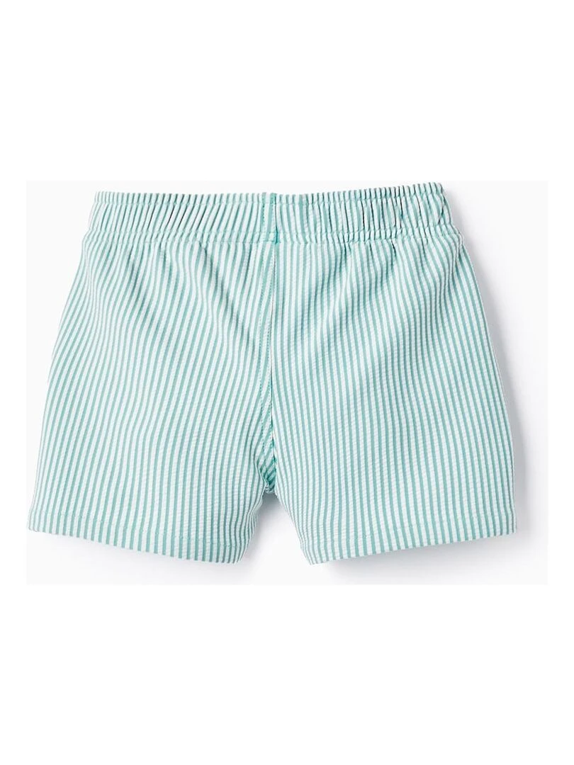 Short De Bain À Rayures Pour Bébé Garçon Vert