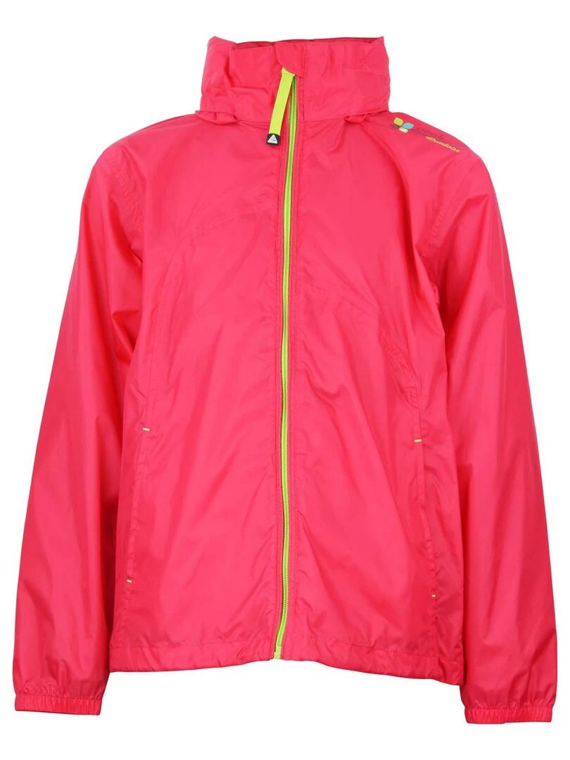 Coupe vent fille FARA PEAK MOUNTAIN Rose framboise