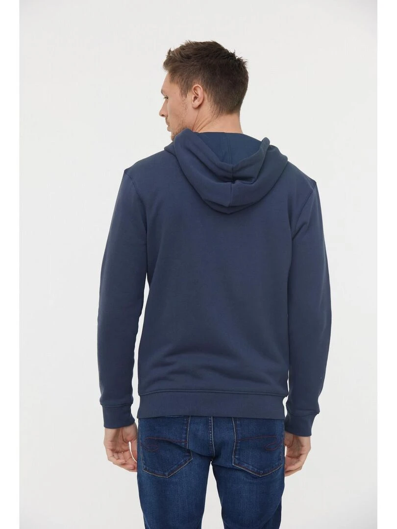 Lee Cooper   Sweatshirt manches longues coton regular ETIENNE   Bleu marine