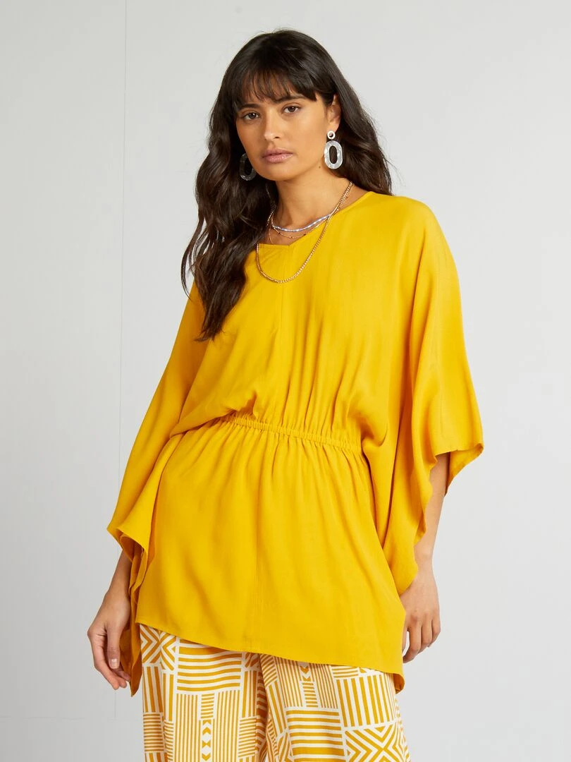 Blouse bohème Jaune