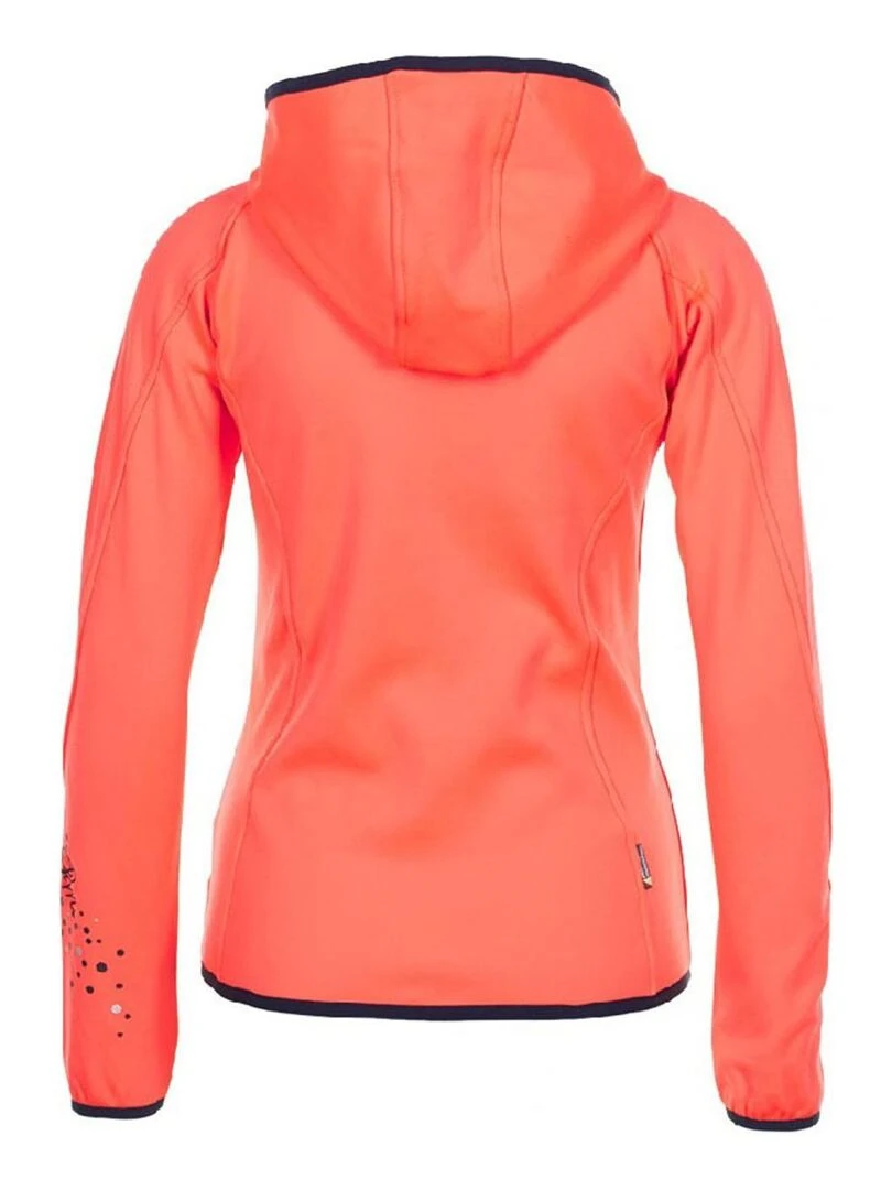Blouson polarshell femme ACAMPUS Orange corail
