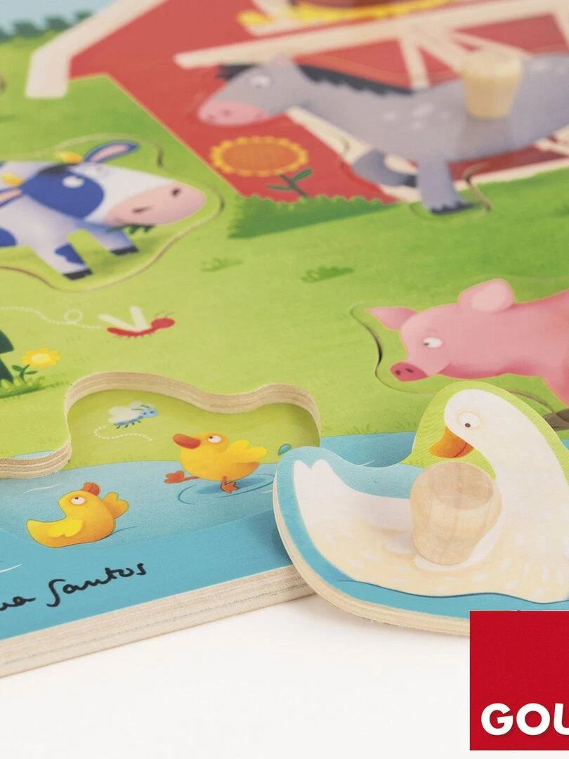 Puzzle Mamans Et Bébés Animaux De La Ferme (7 Pièces) N/A