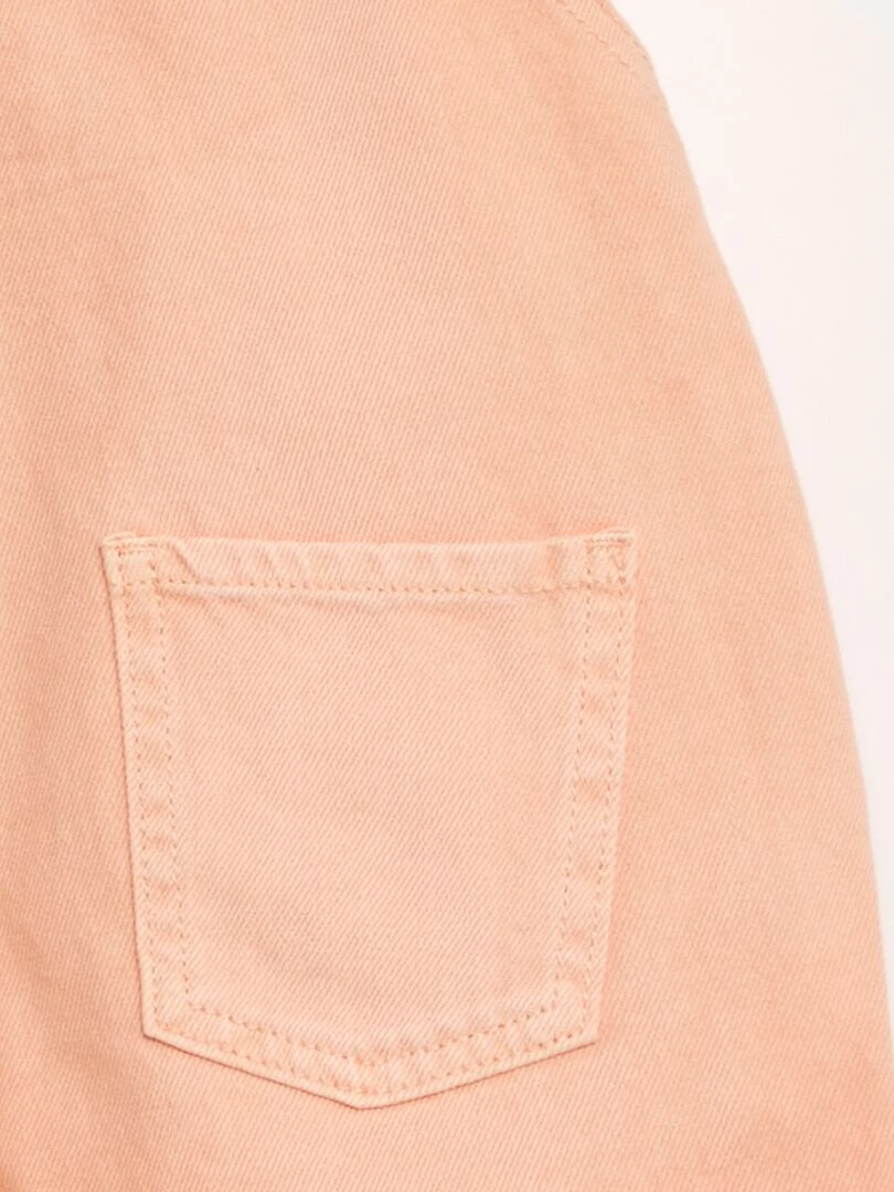 Salopette en jean   Orange