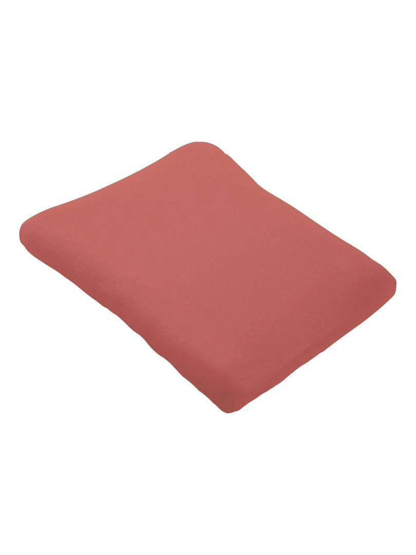 Housse de matelas à langer en éponge bouclette   Orange