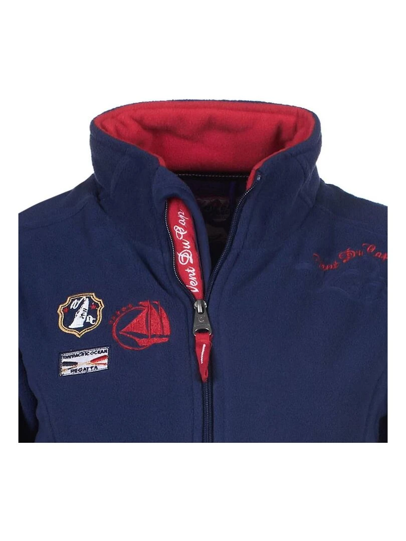 Blouson polaire femme ASPOY   Bleu marine