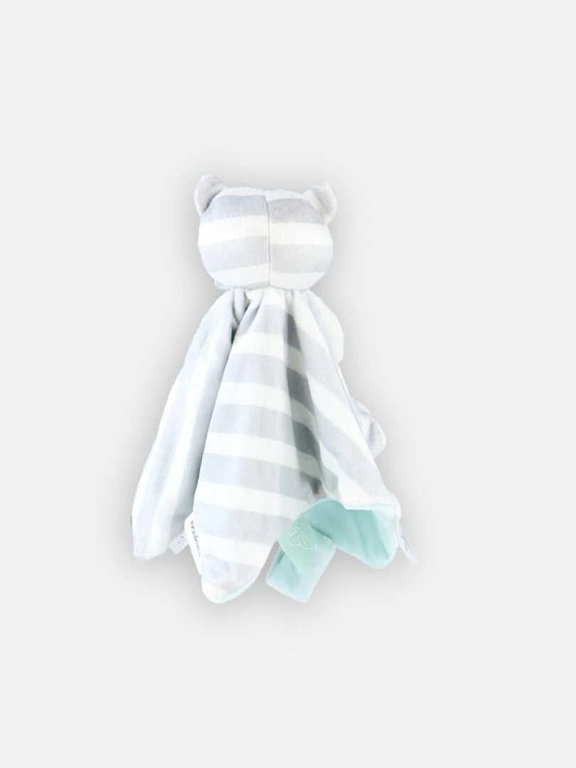 Doudou Milo en Veloudoux  gris/aqua   N/A