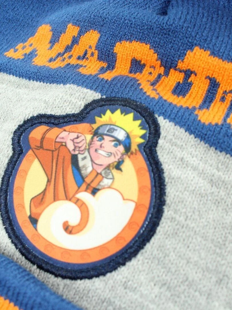 Disney   Bonnet garçon imprimé Naruto   Bleu marine