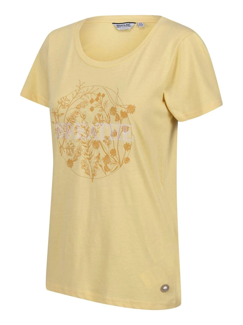 Regatta   T shirt FILANDRA   Jaune clair