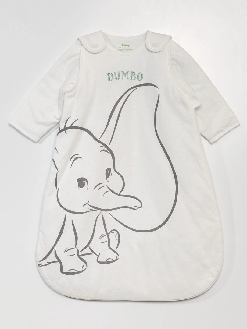 Gigoteuse ouatinée avec manches amovibles dumbo