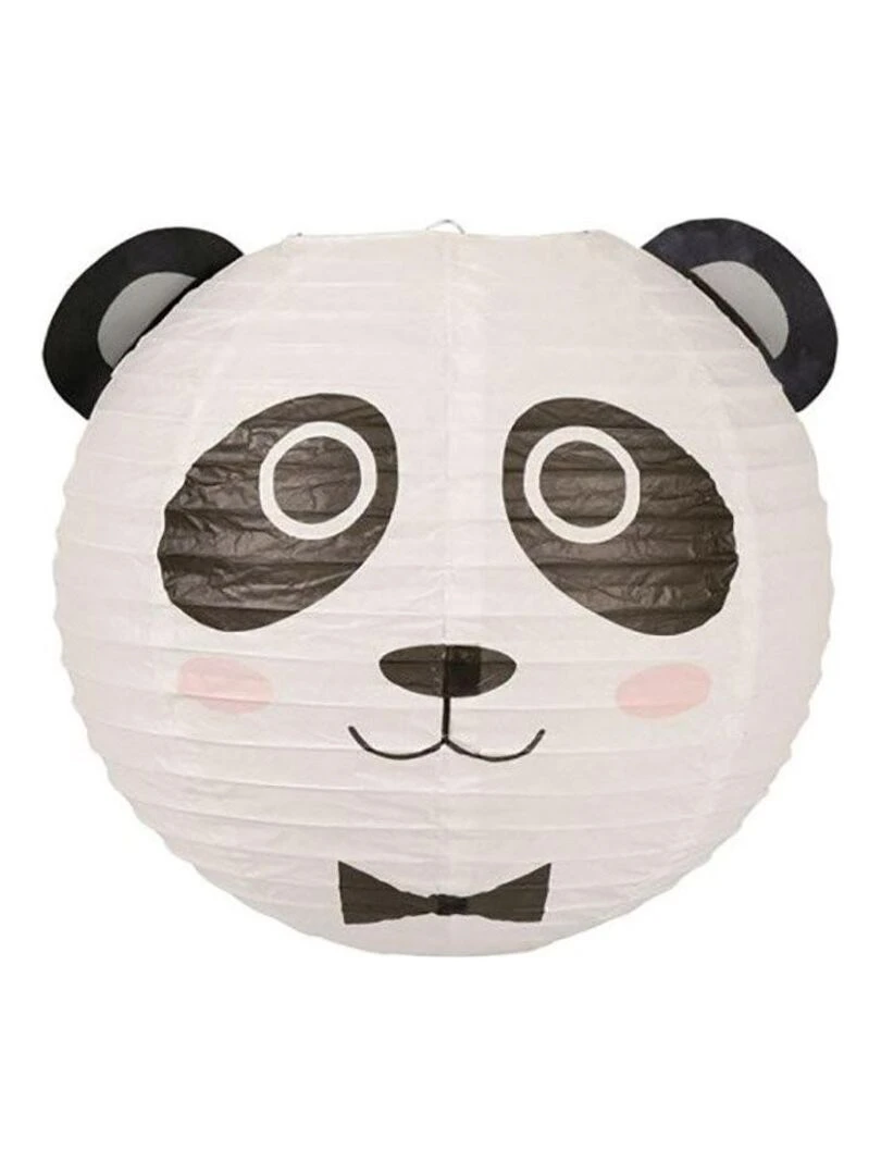 Suspension boule japonaise panda D35 Blanc