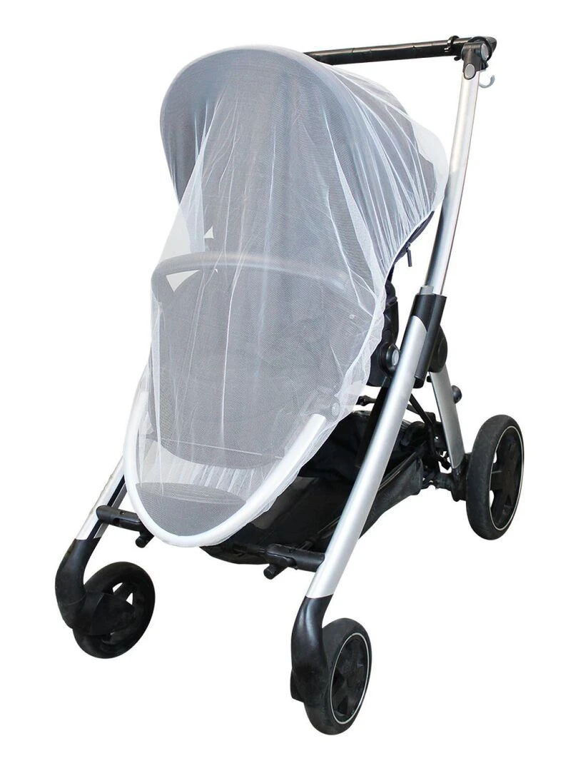 Moustiquaire universelle pour poussette et landau   Monsieur Bébé   Blanc