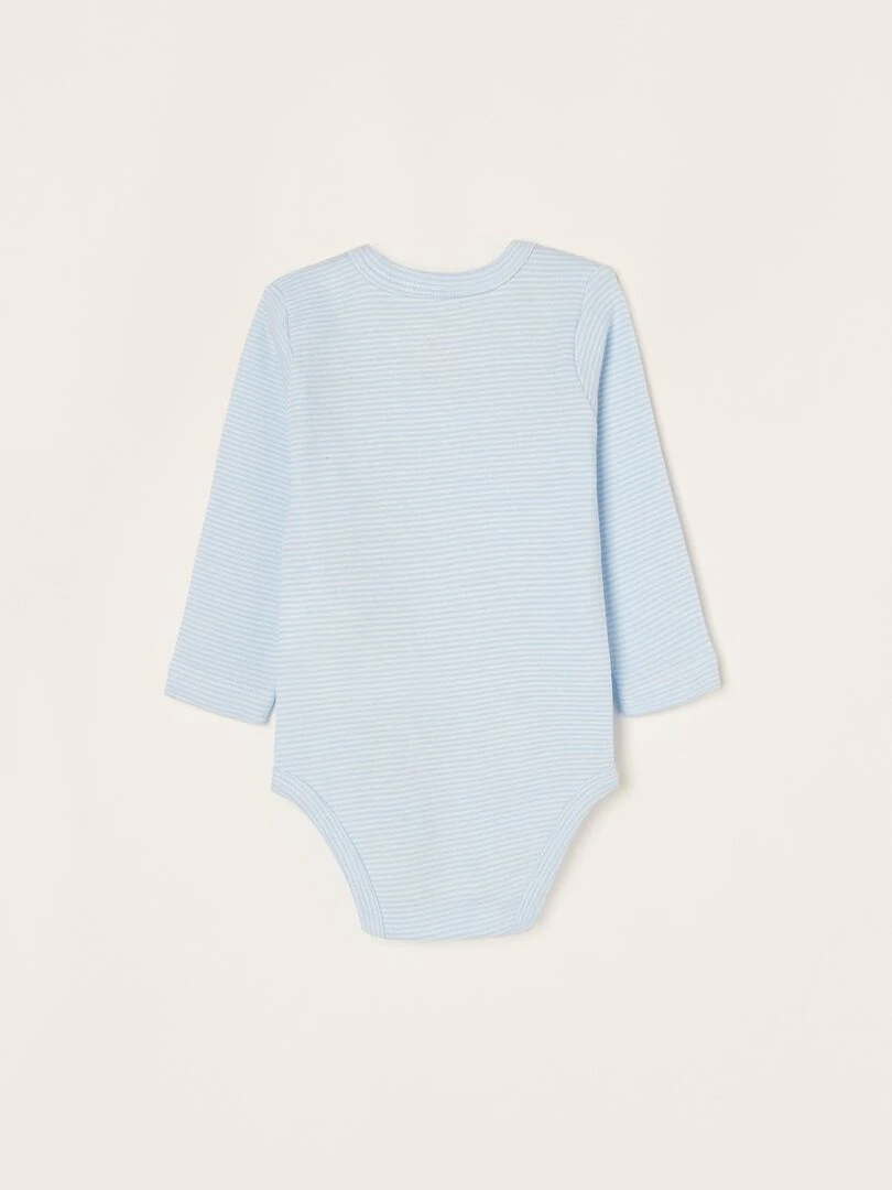 Lot de cinq bodies à manches longues essentials line 'Zippy' Multicolore