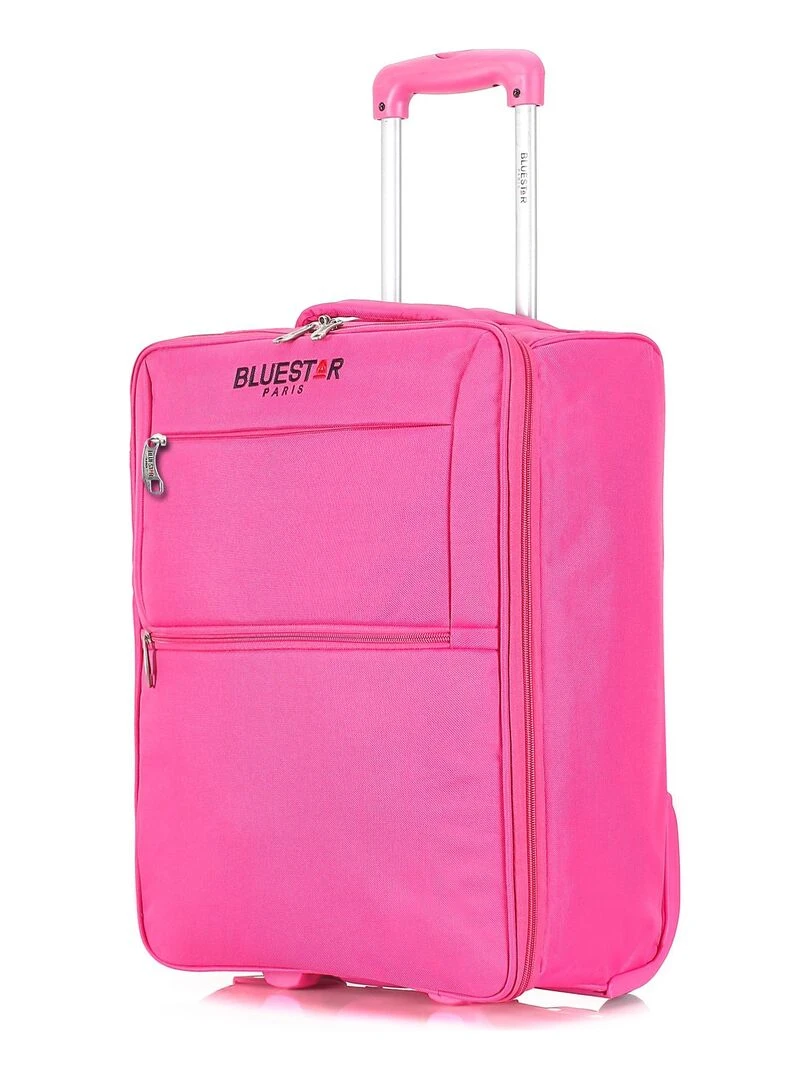 BLUESTAR VALISE CABINE POLYESTER BERCY E 53 CM Rose