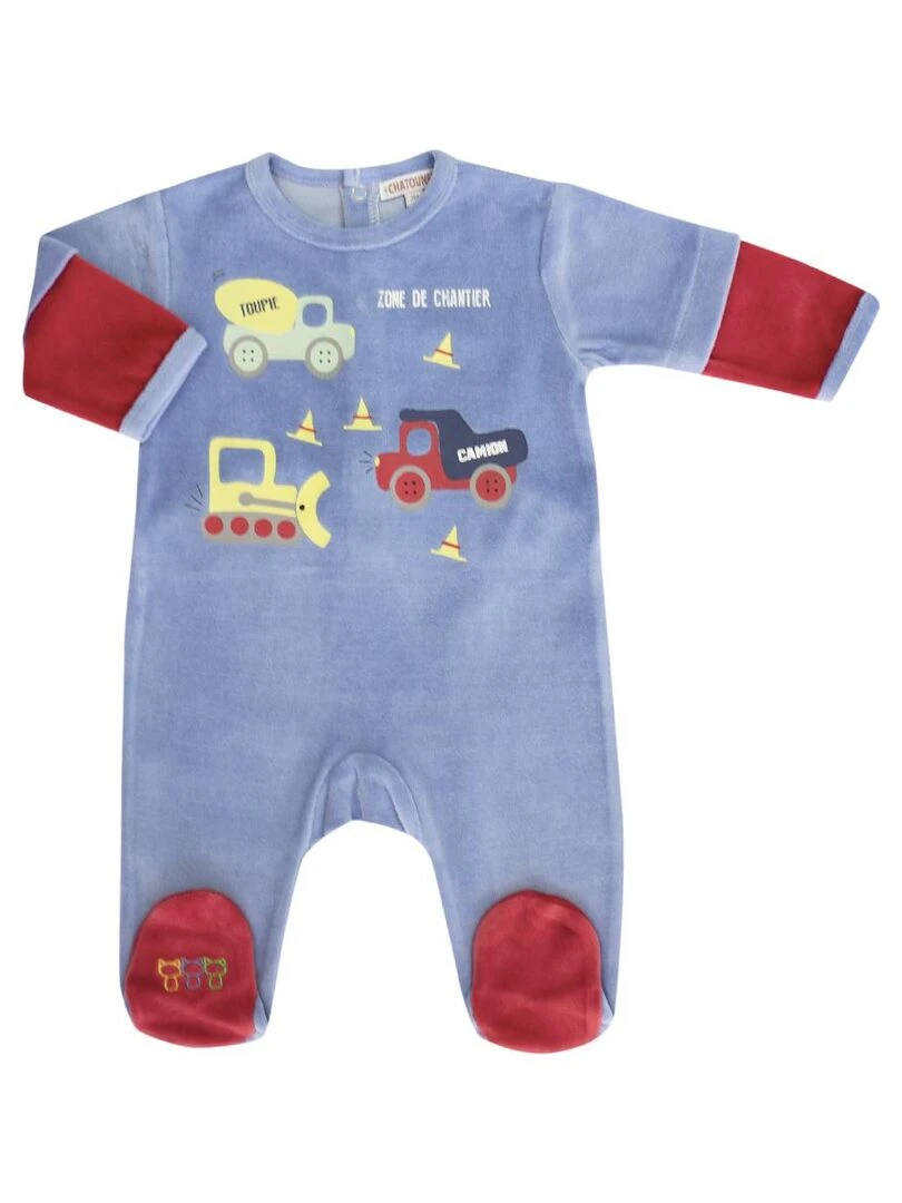 Pyjama "TRUCK" LES CHATOUNETS   Bleu