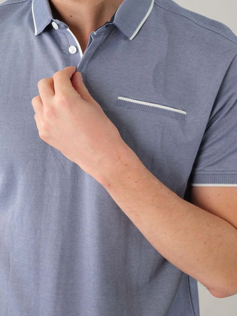 Polo à manches courtes pour homme 'Deeluxe'   Bleu