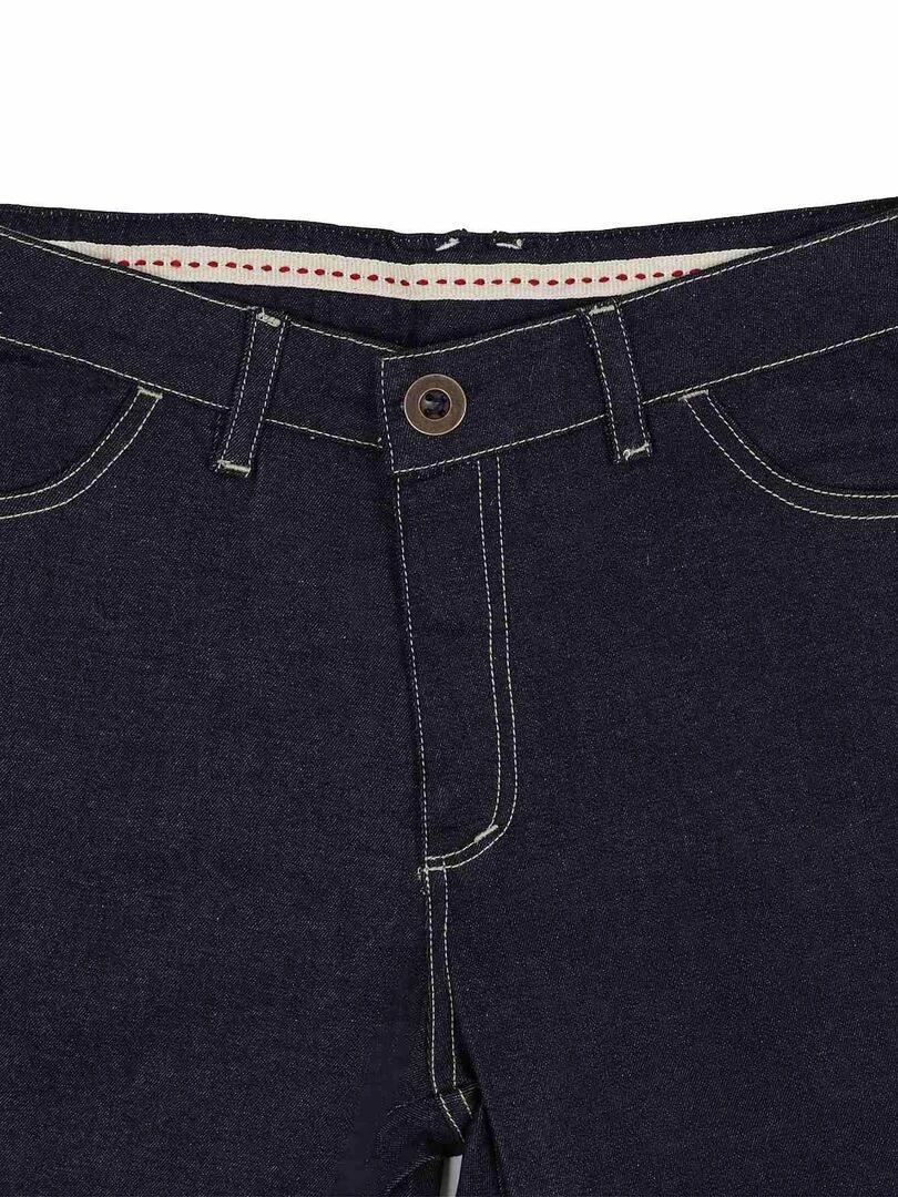 Jean Slim Stretch Bleu Foncé Fille  MORGAN   'LA FAUTE A VOLTAIRE'   Bleu foncé