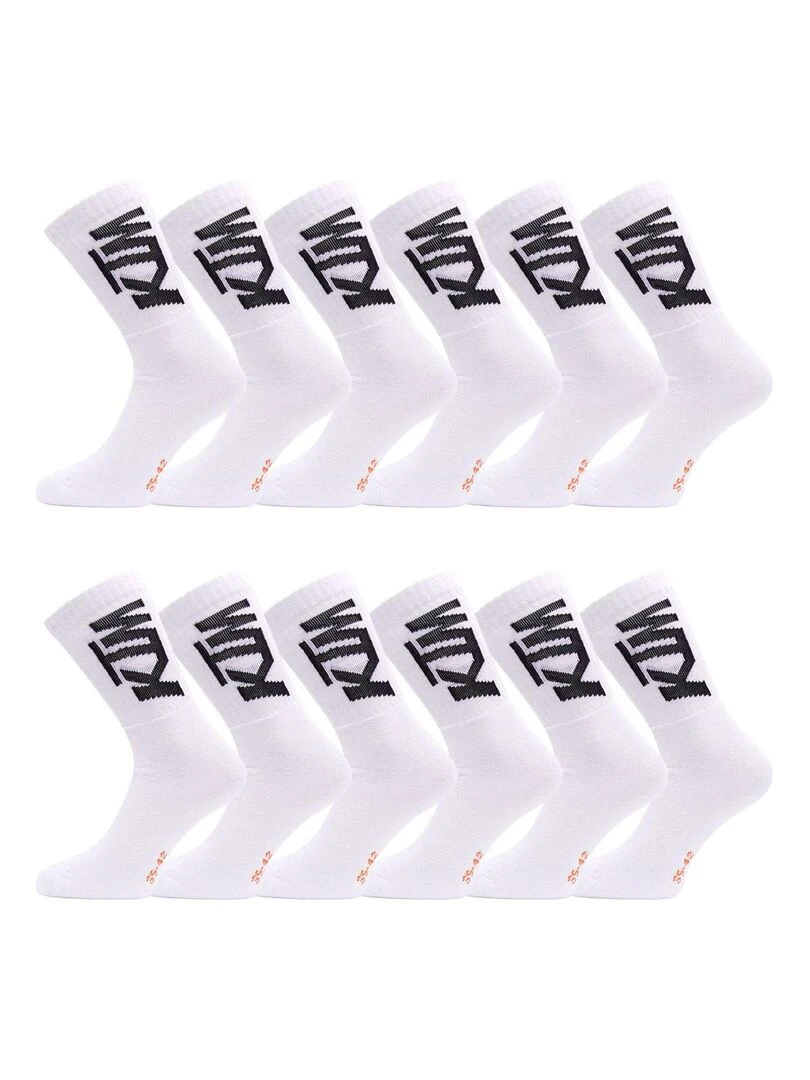 Lot de 12 Paires de tennis homme Ktm Blanc