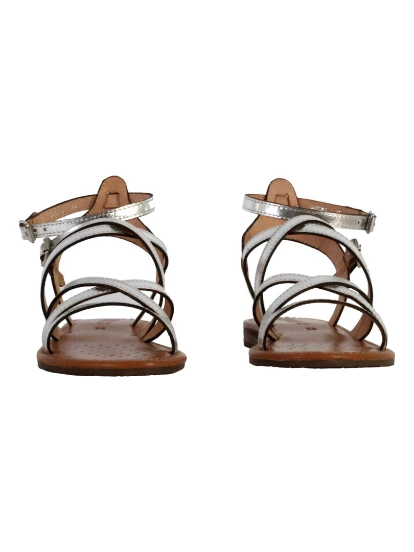 Sandales Cuir Geox Sozy   Gris