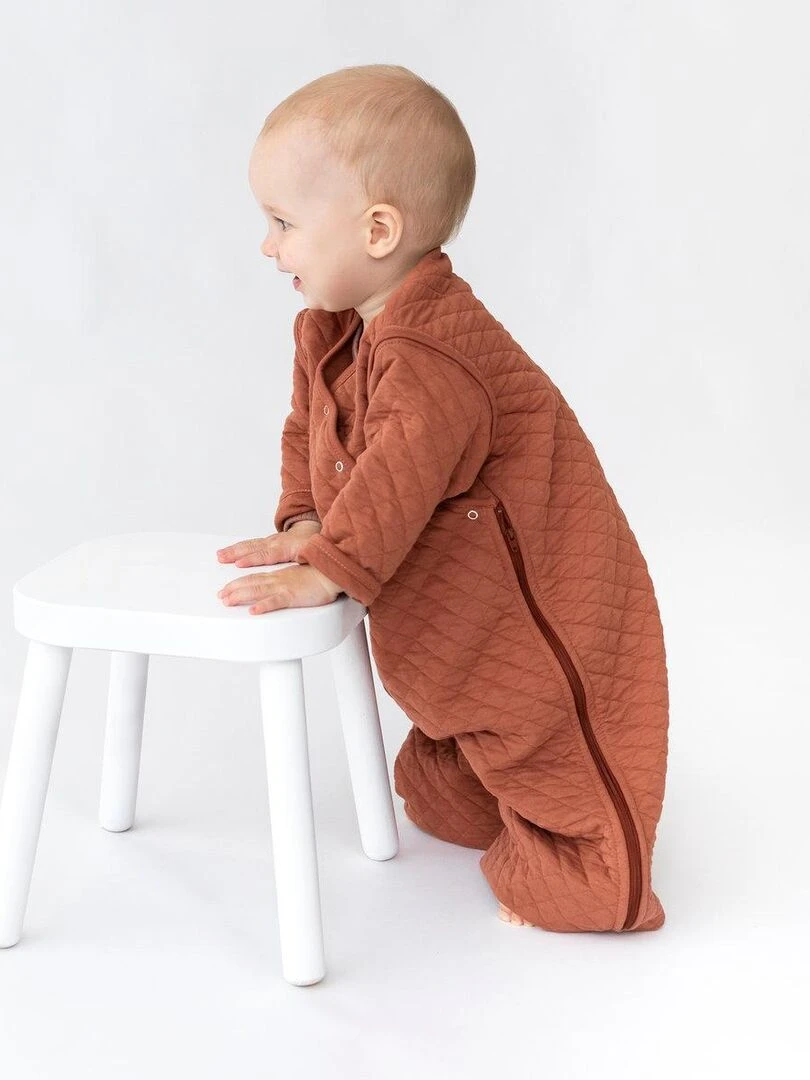 Bemini Gigoteuse  jambes séparables Pady quilted jersey   Beige foncé