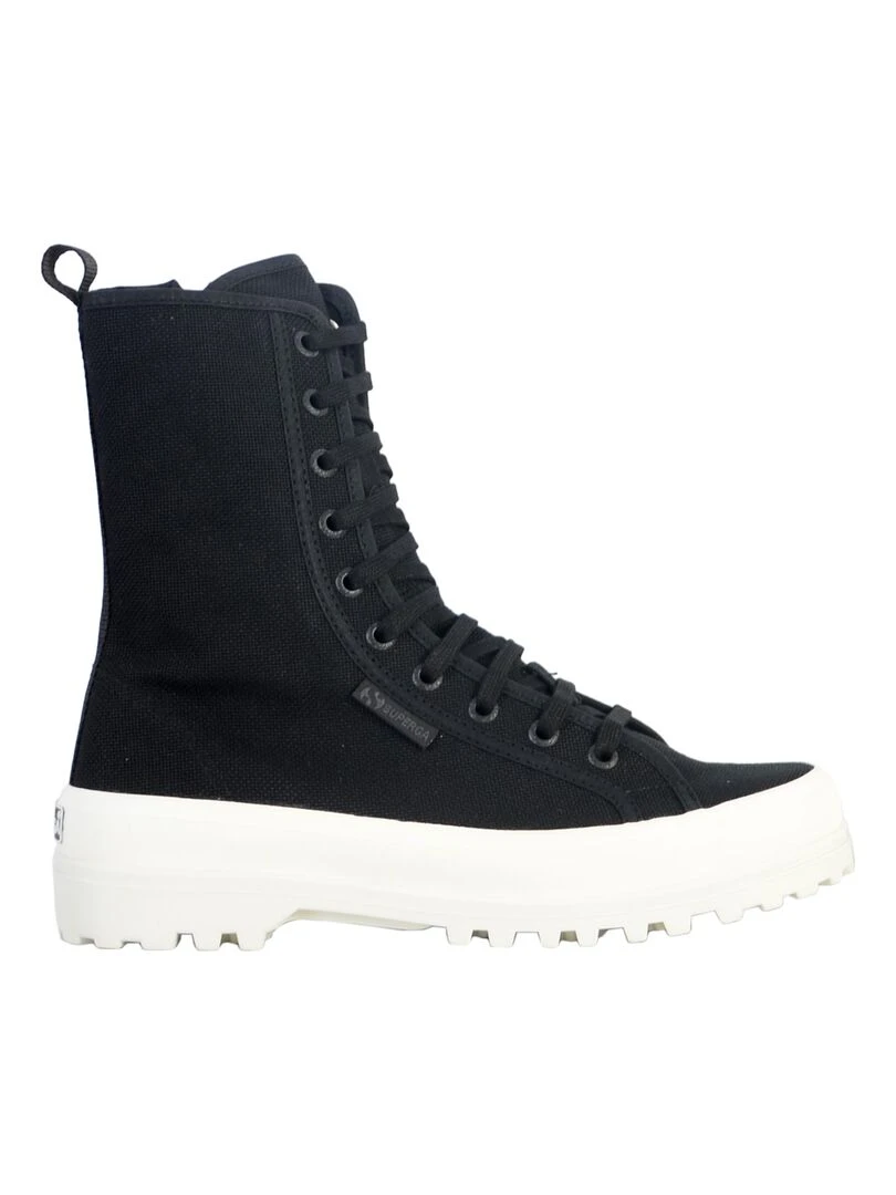 Basket à Lacets Montante Superga Alpina High Noir