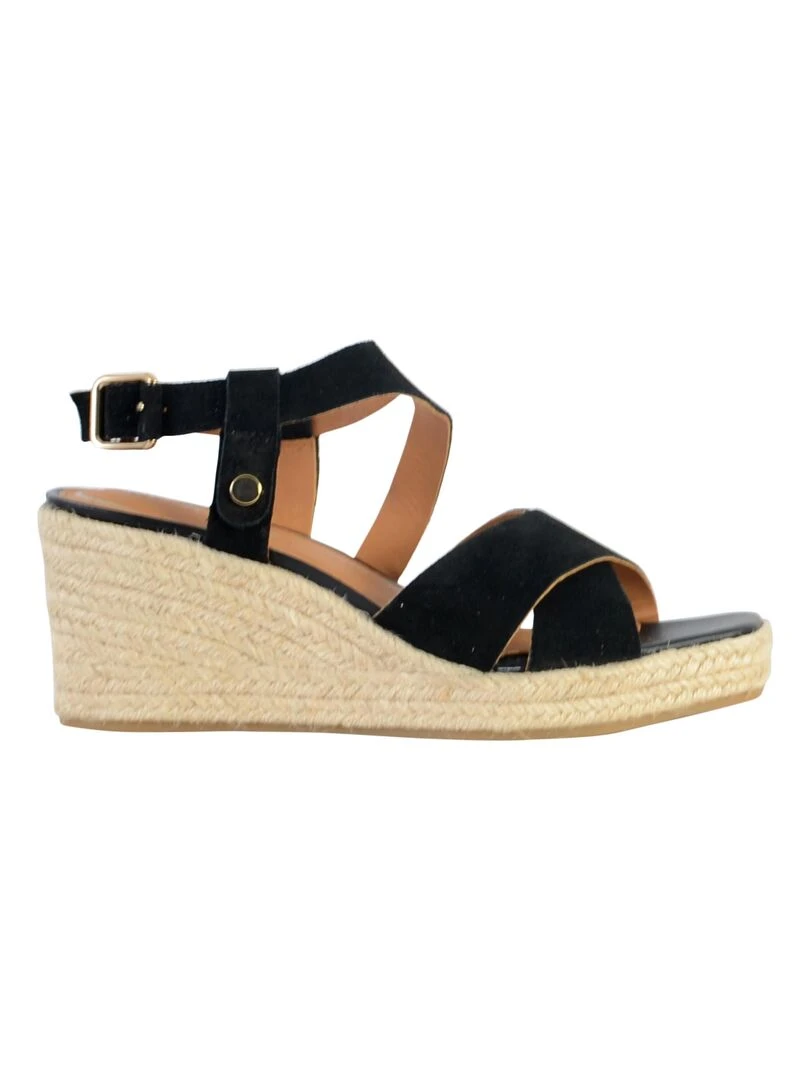 Sandales Compensées Geox Panarea   Noir