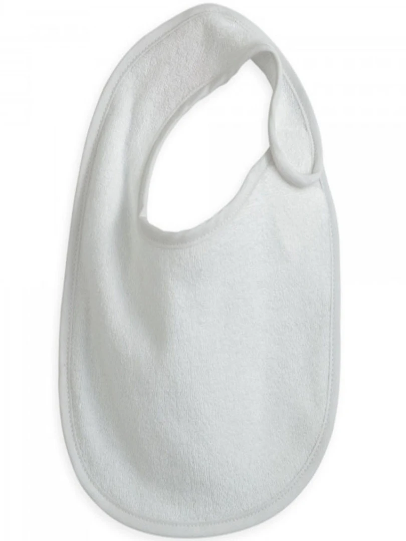 Lot De 7 Bavoirs À Velcro Essentiel Écrus   Ecru