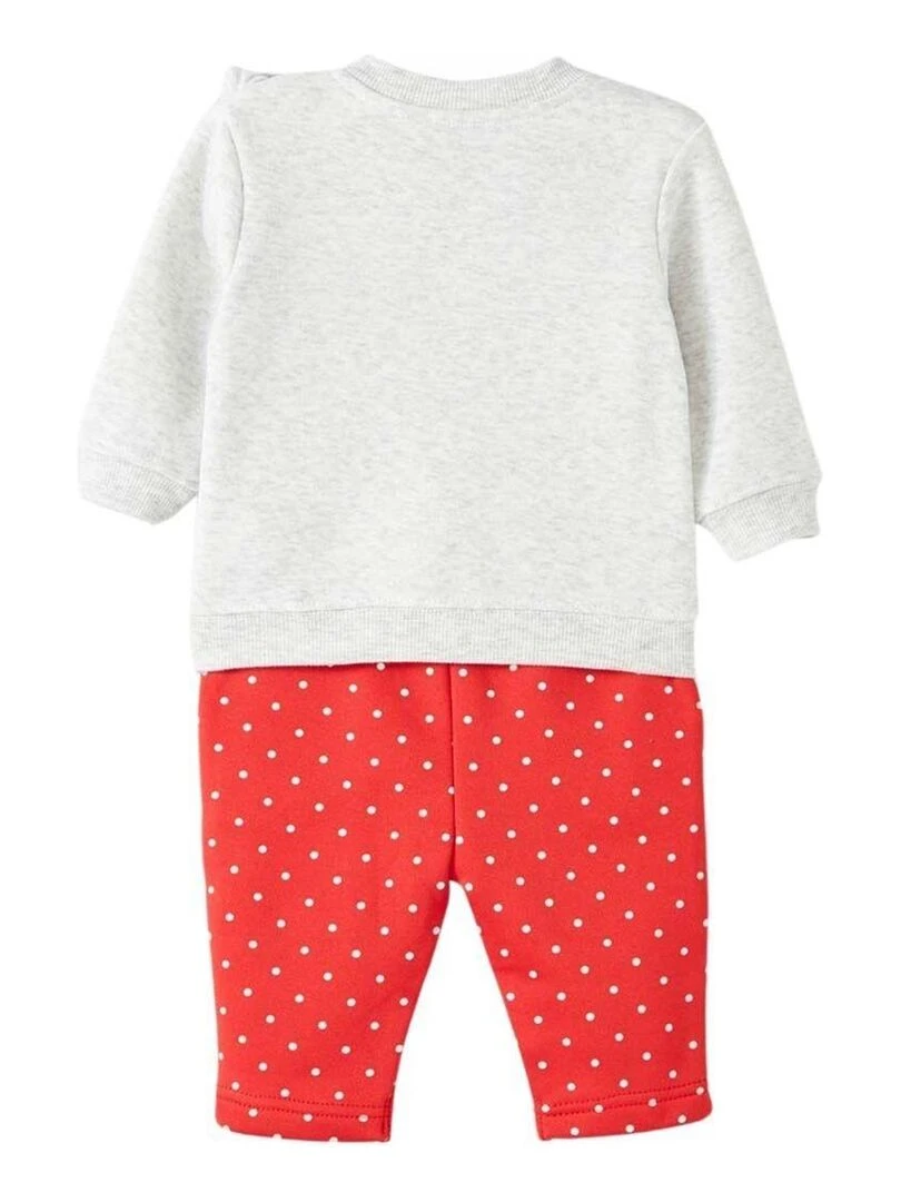 Disney Ensemble Veste pantalon bébé fille Imprimé Minnie Gris