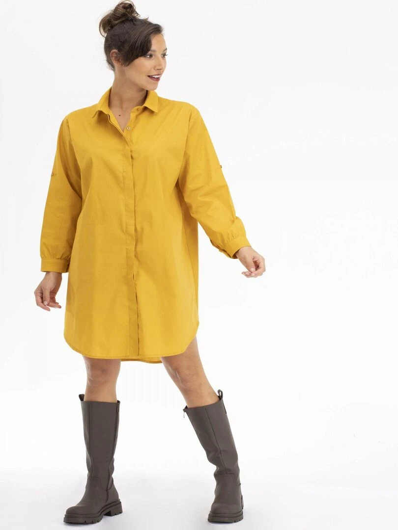 Robe  CARLY   Gérard Pasquier   Jaune