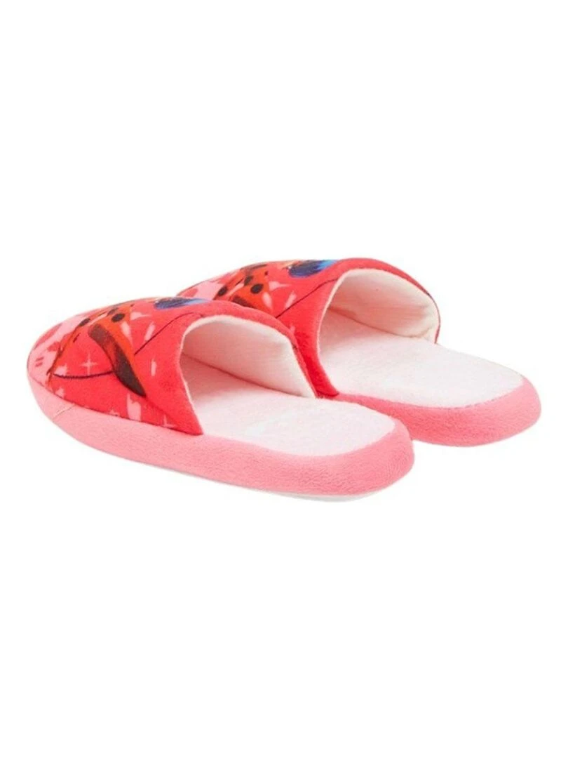 Miraculous   Chaussons fille imprimé Ladybug   Rose
