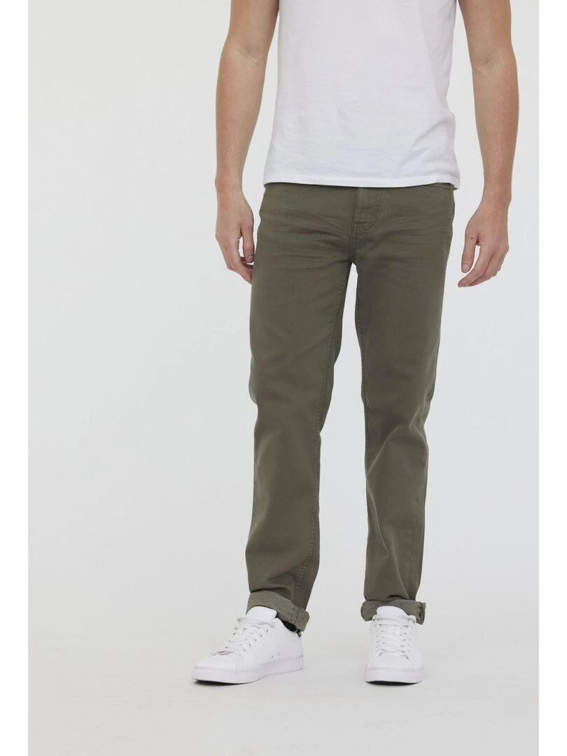 Lee Cooper   Pantalon coton straight 122Z   Kaki