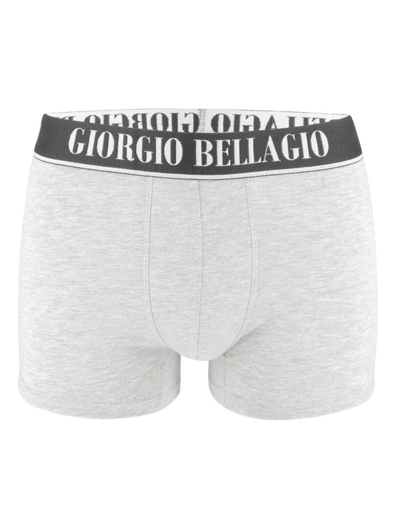 Lot de 12 Boxers coton homme Smart Giorgio Bellagio   Gris