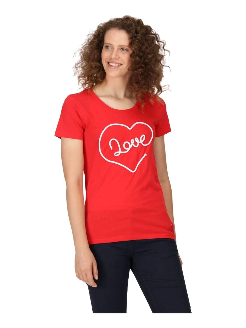 Regatta   T shirt FILANDRA   Rouge clair
