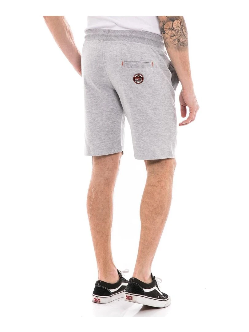 Bermuda molleton BANOON Gris chiné
